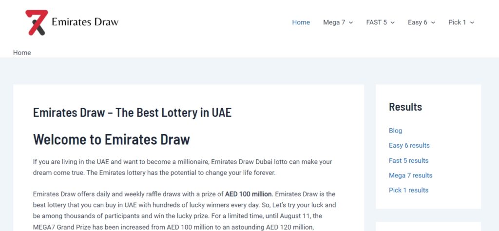 Emirates Draw